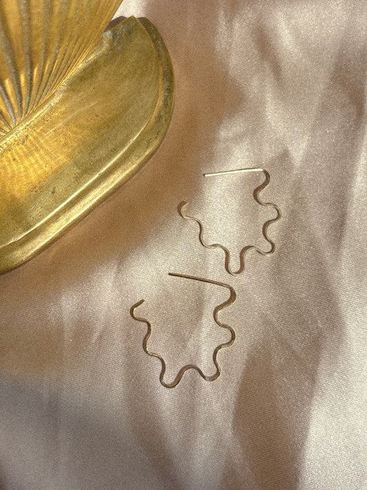 Organic Hammered Hoops