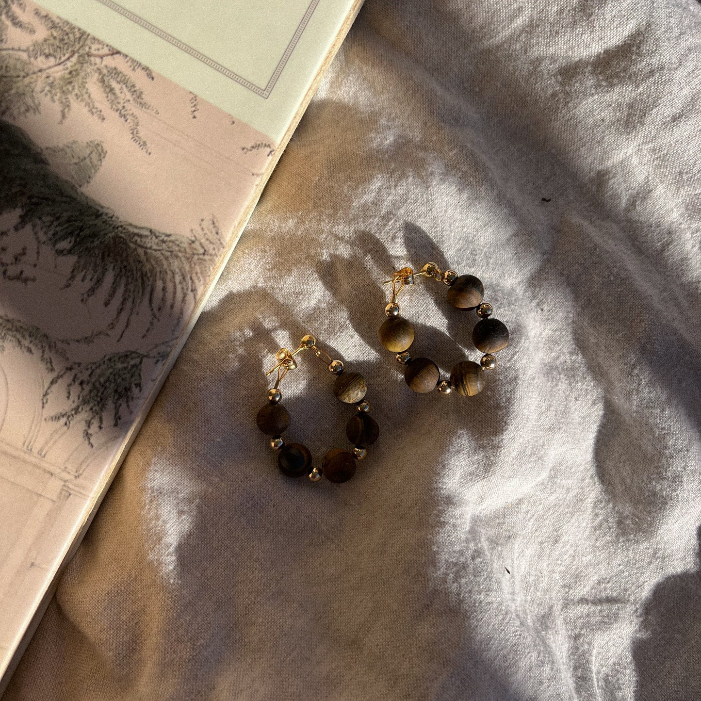 Neutral Wrap Hoops - Brown