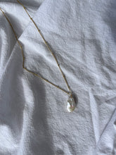Load image into Gallery viewer, Cassatt necklace with 18k gold plate over sterling silver satellite chain
